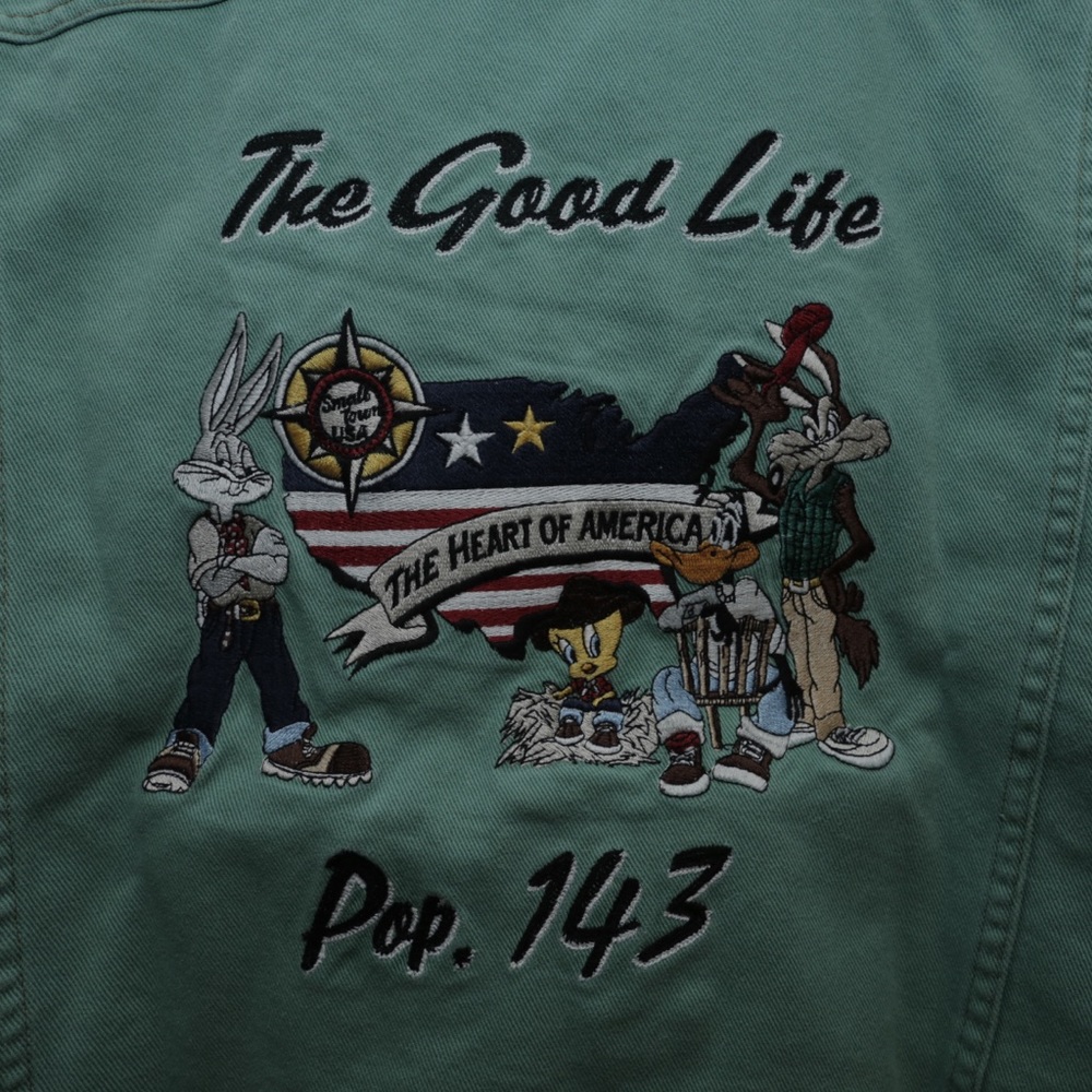 Vintage Looney Tunes Denim Vest - Picture 8 of 8